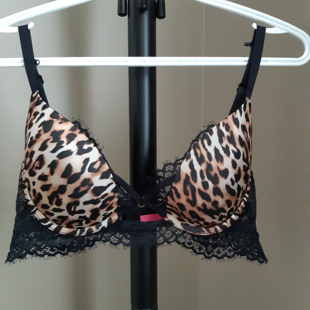 La SENZA Leopard Print Lace Bra